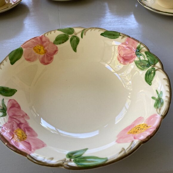 Franciscan Desert Rose Serving Bowl Vegetables 9"diameter 4" H Vintage - Picture 6 of 8